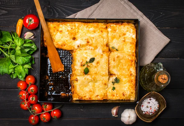 Traditional italian lasagna — Stock Photo, Image
