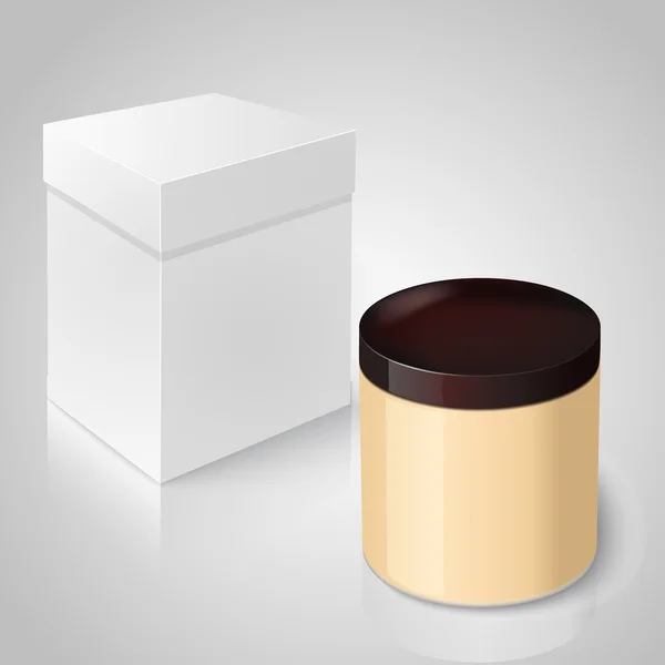 Bouteille cosmétique pour crème — Image vectorielle