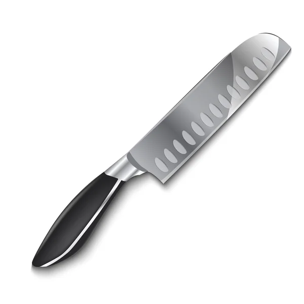 Couteau sur fond blanc — Image vectorielle