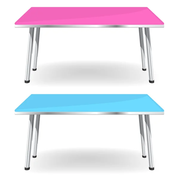 Empty rectangle Table Stock Illustration