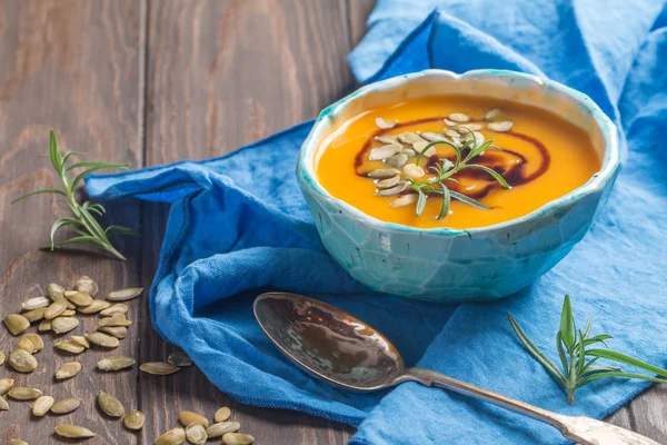 Смажений суп з гарбуза — стокове фото
