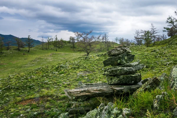 Orkánem jezero Bajkal — Stock fotografie