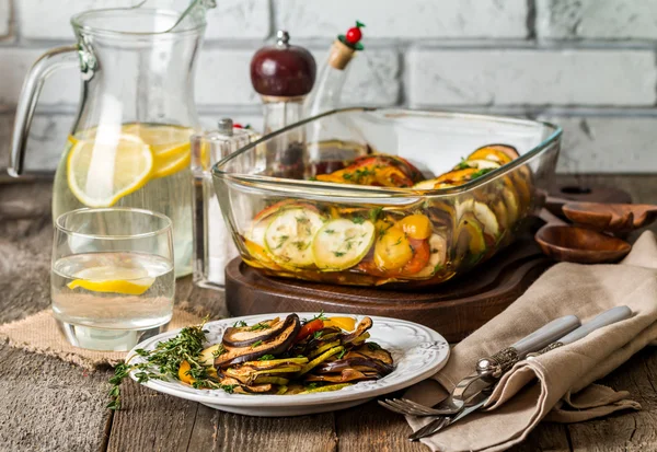 Famous French dish from Provence - Vegetable Ratatouille — Stock Photo, Image