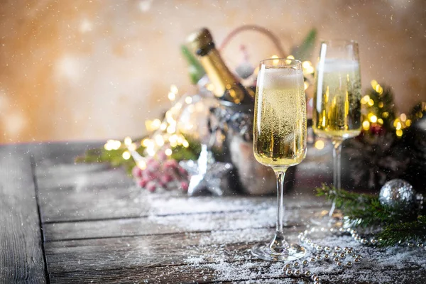 Champagneglas — Stockfoto