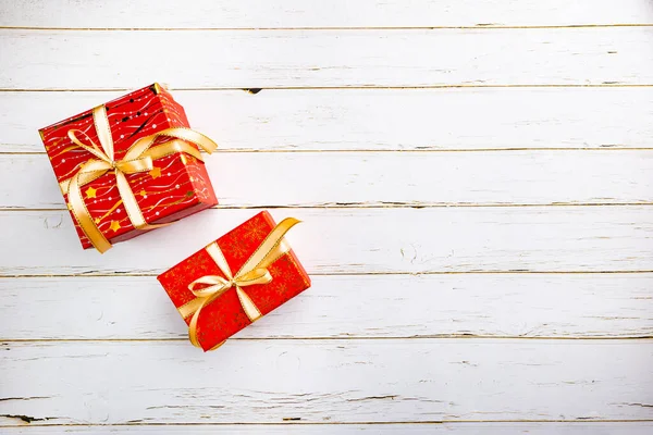 Regalo di Natale o scatola regalo — Foto Stock