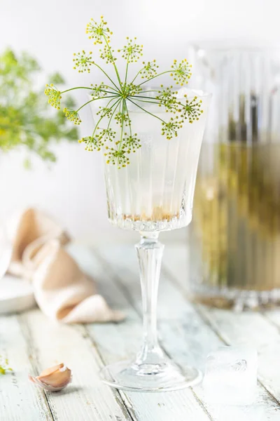 Pekel cocktail in een glas — Stockfoto