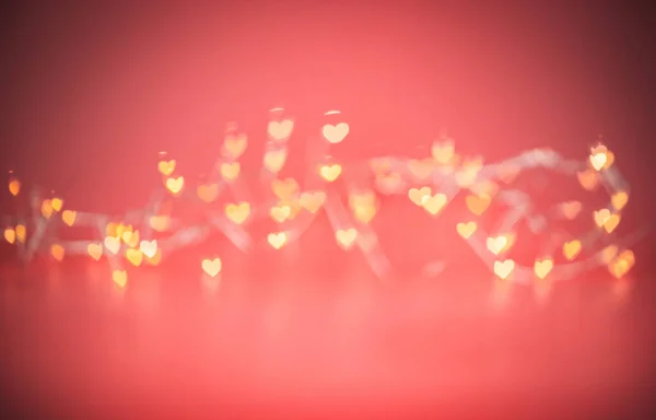 Alla hjärtans dag Bokeh bakgrund — Stockfoto