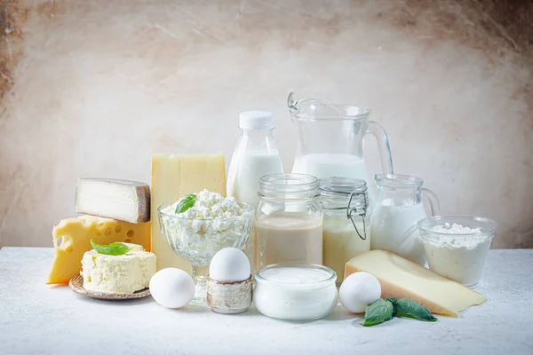 Fresh dairy products — Stock Photo, Image