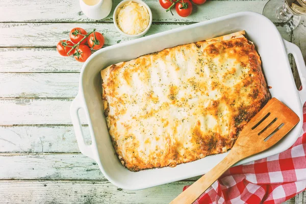 Lasagne tradizionali italiane — Foto Stock