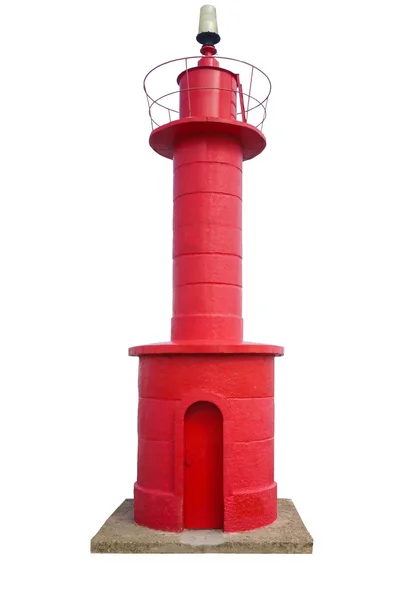 Pequeno farol vermelho — Fotografia de Stock