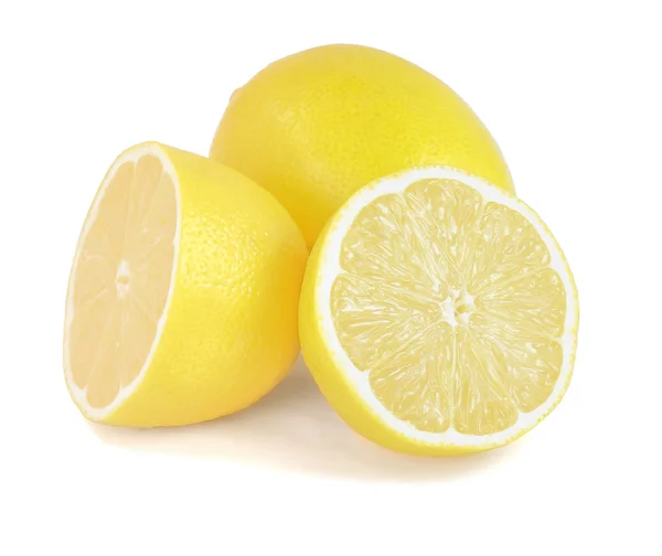 Citron frais isolé sur blanc — Photo