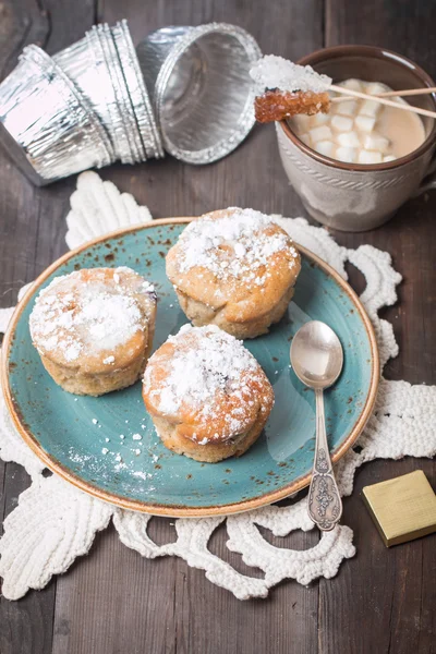 Homemade blueberry muffins — Stock Photo, Image