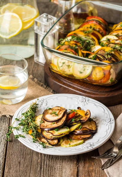 Famous French dish from Provence - Vegetable Ratatouille — Stock Photo, Image