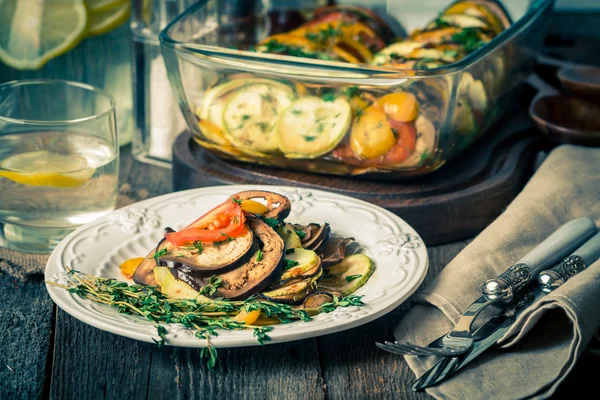 Famous French dish from Provence - Vegetable Ratatouille — Stock Photo, Image