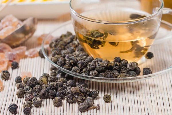 Cup of green tea — Stock Photo, Image