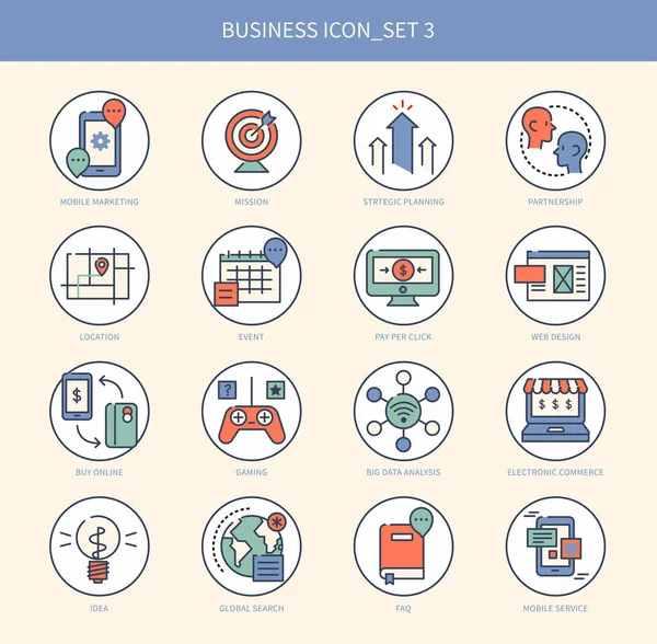 iş web simgesi. düz tasarım biçimi asgari vektör çizimi