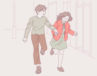 Running Couple Holding Hands Free Vector Eps Cdr Ai Svg Vector Illustration Graphic Art Running Couple Holding Hands Free Vector Eps Cdr Ai Svg Vector Illustration Graphic Art