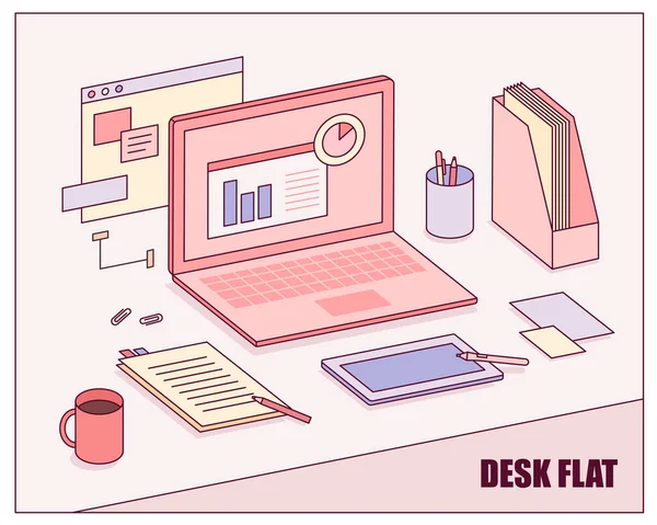 https://st2.depositphotos.com/24334494/48348/v/450/depositphotos_483485070-stock-illustration-laptop-office-supplies-desk-isometric.jpg