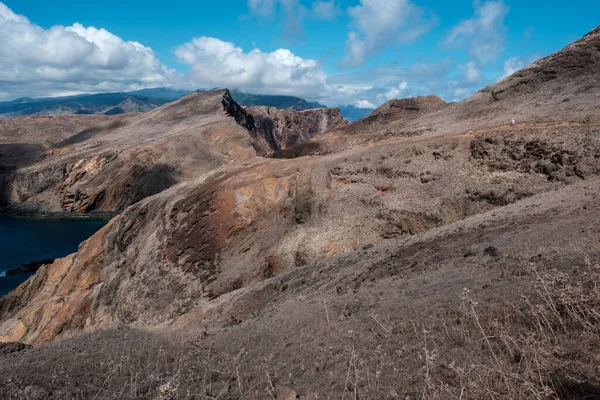 Bir yaz günü Atlantik Okyanusu 'nun yanında toprak ve kaya dolu tropik adalar.