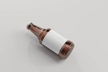 Boş Etiketli Bira Şişeleri