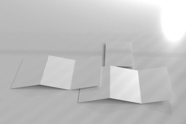 DL Boyutu Üç Katlı Borchure