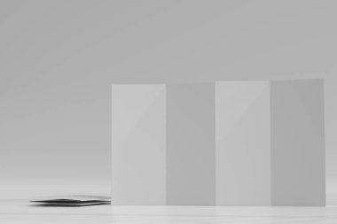 DL Boyutu Dört Katlı Borchure