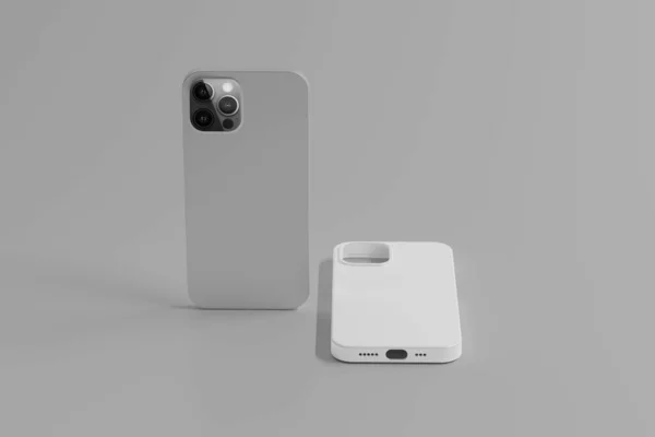 Современный Смарт Телефон Задняя Крышка — стоковое фото