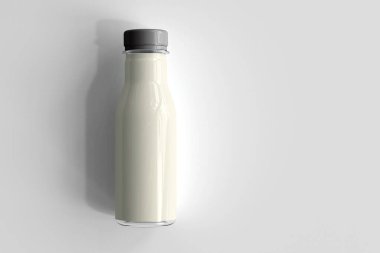 Boş Etiketli İçecek Şişesi 3B Hazırlama