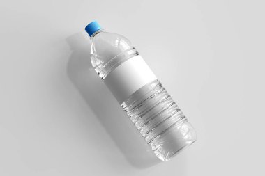 Boş Etiketli Taze Su Şişesi 3B Hazırlama