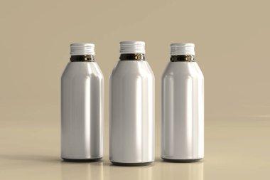 Alüminyum İçecek Şişesi 3D Hazırlama