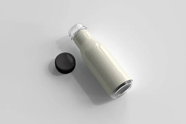 Getränkeflasche Mit Leerem Etikett Rendering — Stockfoto