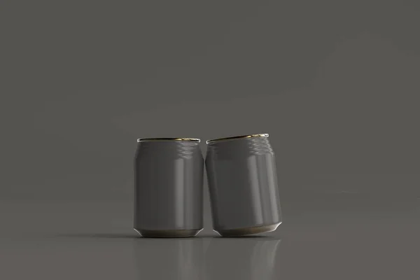 Soda Can 3D渲染 — 图库照片