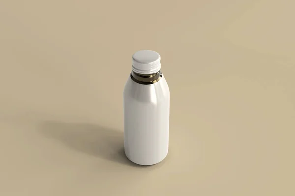 Aluminum Beverage Bottle Rendering — Stock Photo, Image