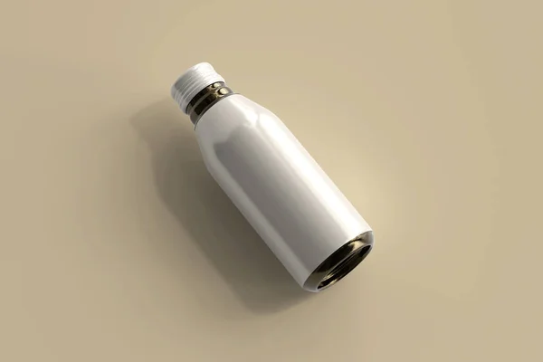 铝制饮料瓶3D渲染 — 图库照片