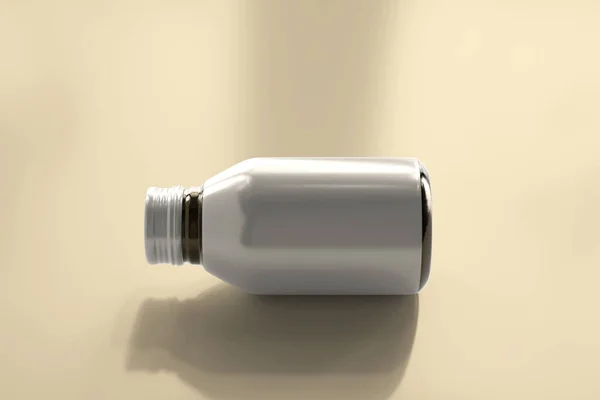 Aluminum Beverage Bottle Rendering — Stock Photo, Image