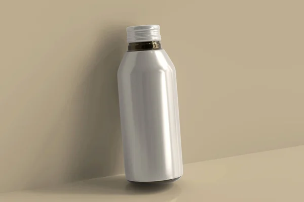 Aluminium Minuman Botol Rendering — Stok Foto