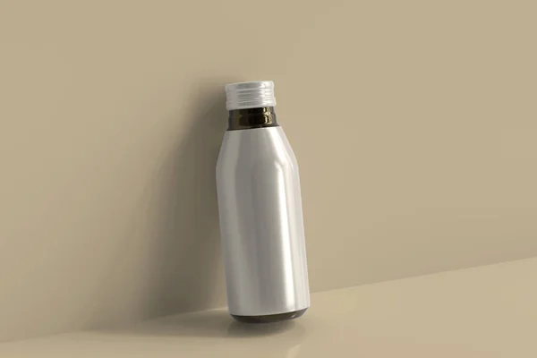 Aluminium Getränkeflasche Rendering — Stockfoto