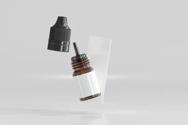 Unicorn Dropper Bottle Box Rendering — 스톡 사진