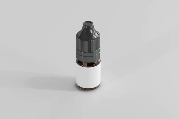 独角兽果汁机瓶和盒子3D渲染 — 图库照片
