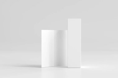 Çift Katlı Broşürlü Ayrı Ürün Paketleme Kutusu