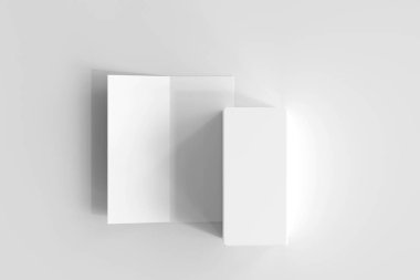 Çift Katlı Broşürlü Ayrı Ürün Paketleme Kutusu