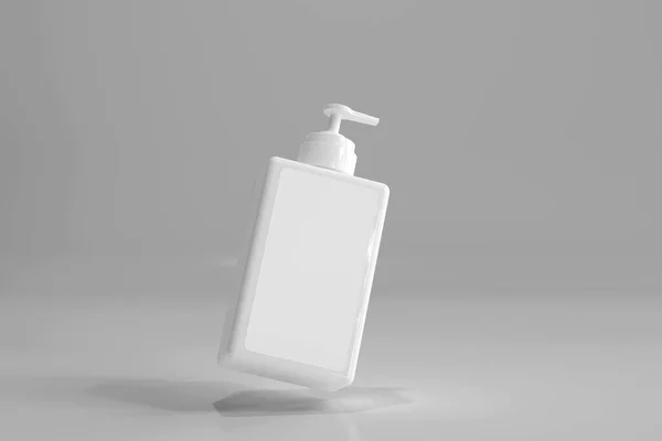 Square Pump Bottle Rendering — 스톡 사진