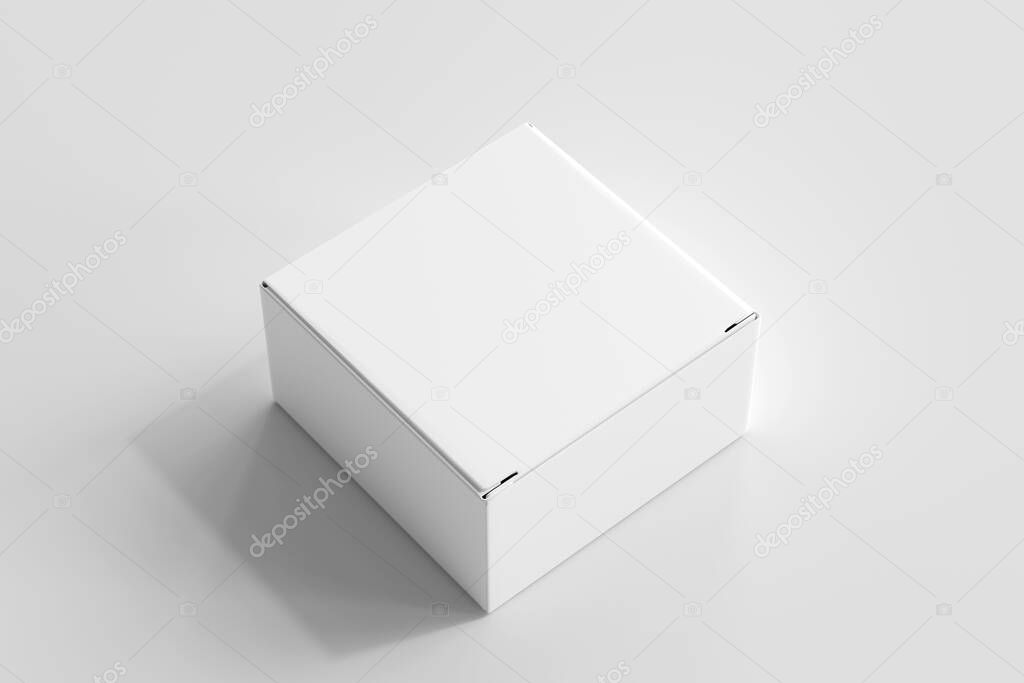 Isolated Product Packaging Box