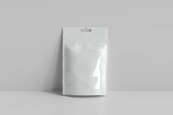 Foil Product Packaging Rendering — 图库照片