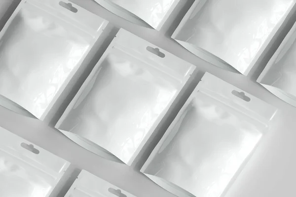 箔製品パッケージ3Dレンダリング — ストック写真
