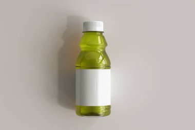 Şeffaf İçecek Şişesi 3D Hazırlama