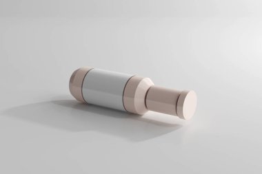 İzole edilmiş Kozmetik Plastik Şişe 3B Hazırlama