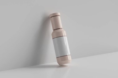 İzole edilmiş Kozmetik Plastik Şişe 3B Hazırlama