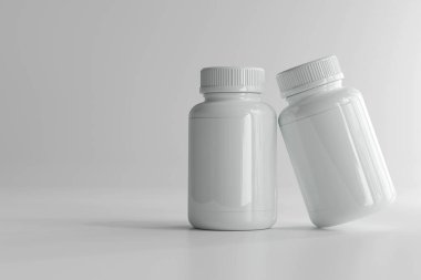 İzole Estetik İlaç Şişesi 3B Hazırlama