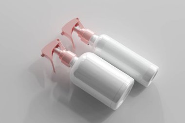 İzole edilmiş Kozmetik Püskürtme Şişesi 3B Hazırlama